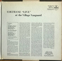 Load image into Gallery viewer, Coltrane* : "Live" At The Village Vanguard (LP, Album, Mono, RP)