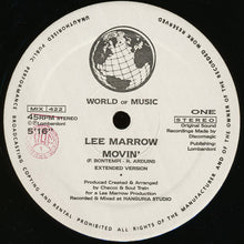 Load image into Gallery viewer, Lee Marrow : Movin' (12")