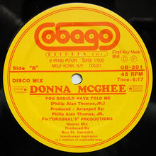 Load image into Gallery viewer, Donna McGhee : You Should Have Told Me (12")