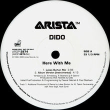 Load image into Gallery viewer, Dido : Here With Me (12", Promo)