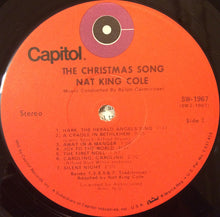 Load image into Gallery viewer, Nat King Cole : The Christmas Song (LP, Album, RE, Red)