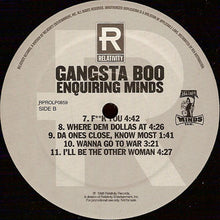 Load image into Gallery viewer, Gangsta Boo : Enquiring Minds (2xLP, Album, Promo)