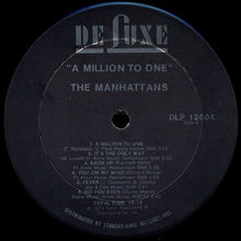 Load image into Gallery viewer, Manhattans : A Million To One (LP, Album)