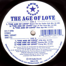 Load image into Gallery viewer, Age Of Love : The Age Of Love (12")