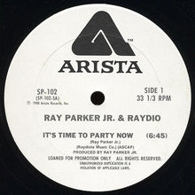 Load image into Gallery viewer, Raydio : It's Time To Party Now (12", Promo)