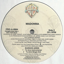 Load image into Gallery viewer, Madonna : Buenos Aires (12", Promo)