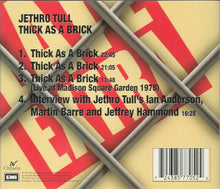 Load image into Gallery viewer, Jethro Tull : Thick As A Brick (CD, Album, RE, RM, S/Edition + Box)