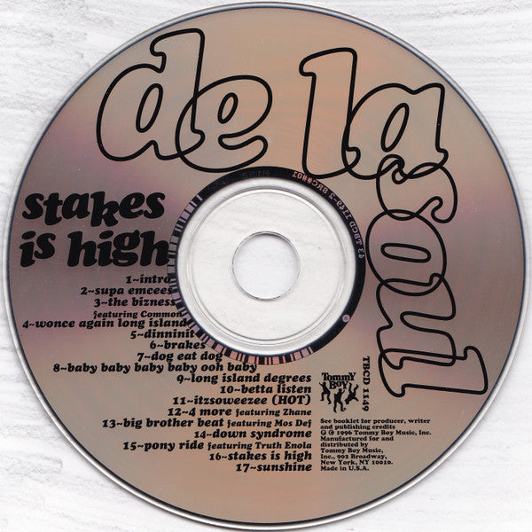 Buy De La Soul : Stakes Is High (CD, Album) for a great price at
