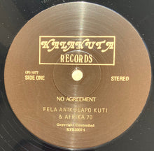 Load image into Gallery viewer, Fela Aníkúlápó Kuti* And Afrika 70* : No Agreement (LP, Album, RE)