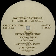 Load image into Gallery viewer, Nocturnal Emissions : The World Is My Womb (LP, Album)