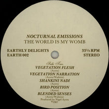Load image into Gallery viewer, Nocturnal Emissions : The World Is My Womb (LP, Album)