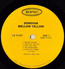 Load image into Gallery viewer, Donovan : Mellow Yellow (LP, Album, Mono, Pit)