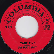 Load image into Gallery viewer, Dave Brubeck Quartet* : Take Five / Blue Rondo A La Turk (7", Single, Styrene, Ter)