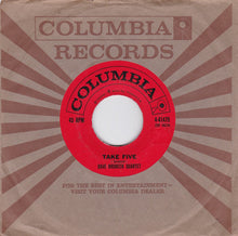 Load image into Gallery viewer, Dave Brubeck Quartet* : Take Five / Blue Rondo A La Turk (7", Single, Styrene, Ter)