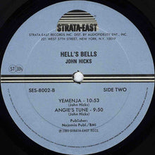 Load image into Gallery viewer, John Hicks : Hells Bells (LP, Album)