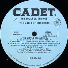 Load image into Gallery viewer, The Soulful Strings : The Magic Of Christmas (LP, Album, Promo)