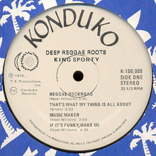 Load image into Gallery viewer, King Sporty : Deep Reggae Roots (LP, Album)