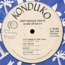 Load image into Gallery viewer, King Sporty : Deep Reggae Roots (LP, Album)