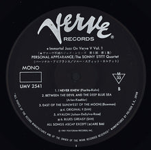 Load image into Gallery viewer, Sonny Stitt Quartet : Personal Appearance (LP, Album, Mono, RE)