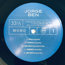 Load image into Gallery viewer, Jorge Ben : Jorge Ben (LP, Album, Mono, RE)