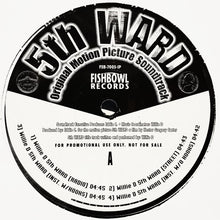 Load image into Gallery viewer, Various : 5th Ward (Original Motion Picture Soundtrack) (12", Promo, Smplr)