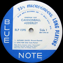 Load image into Gallery viewer, Cannonball Adderley : Somethin' Else (LP, Album, Mono, RP)