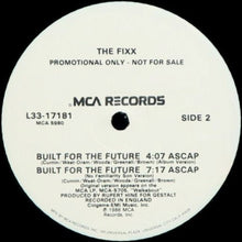 Load image into Gallery viewer, The Fixx : Built For The Future (12", Promo)