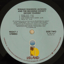 Load image into Gallery viewer, Ronald Shannon Jackson And The Decoding Society : Decode Yourself (LP, Album)