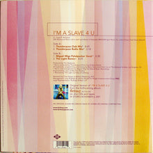 Load image into Gallery viewer, Britney Spears : I'm A Slave 4 U (The Remixes) (12")