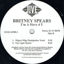 Load image into Gallery viewer, Britney Spears : I'm A Slave 4 U (The Remixes) (12")