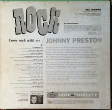 Load image into Gallery viewer, Johnny Preston : Come Rock With Me (LP, Album, Mono, Promo)