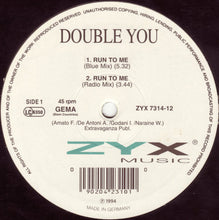 Load image into Gallery viewer, Double You : Run To Me (12", Maxi)