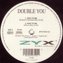 Load image into Gallery viewer, Double You : Run To Me (12", Maxi)
