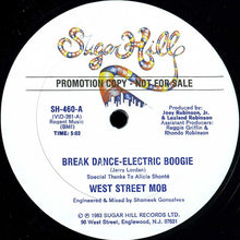 Load image into Gallery viewer, West Street Mob : Break Dance-Electric Boogie (12", Promo)
