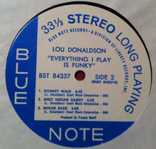 Load image into Gallery viewer, Lou Donaldson : Everything I Play Is Funky (LP, Album, Gat)