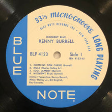 Load image into Gallery viewer, Kenny Burrell : Midnight Blue (LP, Album, Mono, No )