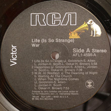 Load image into Gallery viewer, War : Life (Is So Strange) (LP, Album)