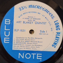 Load image into Gallery viewer, Art Blakey Quintet : A Night At Birdland (Volume 1) (LP, Comp, Mono, RE, RP, Cro)