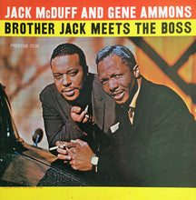 Load image into Gallery viewer, Jack McDuff* And Gene Ammons : Brother Jack Meets The Boss (LP, Album, Mono)