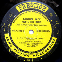 Load image into Gallery viewer, Jack McDuff* And Gene Ammons : Brother Jack Meets The Boss (LP, Album, Mono)