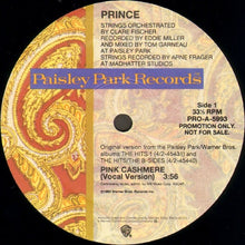 Load image into Gallery viewer, Prince : Pink Cashmere (12", Single, Promo)