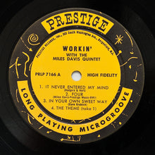 Load image into Gallery viewer, The Miles Davis Quintet : Workin' With The Miles Davis Quintet (LP, Album, Mono, Dee)