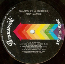 Load image into Gallery viewer, Percy Mayfield : Walking On A Tightrope (LP, Album, Glo)