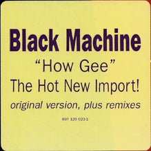 Load image into Gallery viewer, Black Machine : How Gee (12")