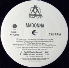 Load image into Gallery viewer, Madonna : Rain (12", Maxi)