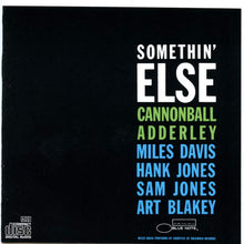 Load image into Gallery viewer, Julian "Cannonball" Adderley* : Somethin' Else (CD, Album, RE)