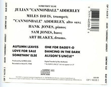 Load image into Gallery viewer, Julian "Cannonball" Adderley* : Somethin' Else (CD, Album, RE)