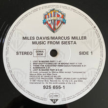 Load image into Gallery viewer, Miles Davis / Marcus Miller : Music From Siesta (LP, Album)