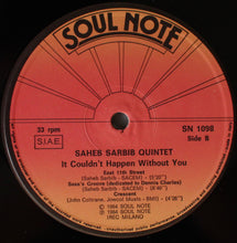 Load image into Gallery viewer, Saheb Sarbib Quintet : It Couldn't Happen Without You (LP, Album)