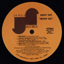 Load image into Gallery viewer, Grady Tate : Movin' Day (LP, Album)